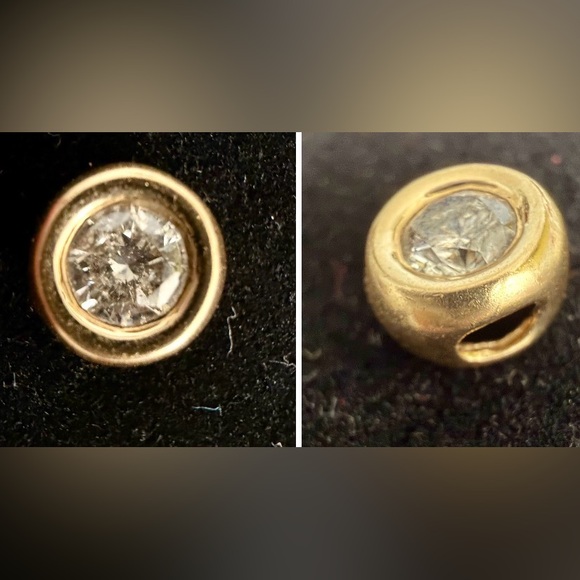 👑✅PRICE FIRM✅ Genuine 14kt Solid Gold Moissanite Gem Pendant. - Picture 7 of 16